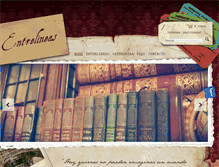 Tablet Screenshot of entrelineaslibros.com